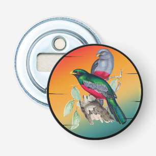 Décapsuleur Oiseaux d'amour vintage 