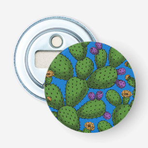 Décapsuleur Opuntie de floraison en bleu