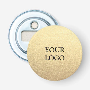 Décapsuleur Or personnalisé simple et élégant avec votre logo 