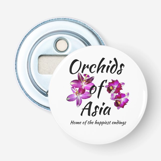 Décapsuleur Orchidées d'Asie (Devant)