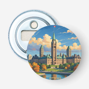 Décapsuleur Ottawa Canada Édifice du Parlement, Ciel de la vil