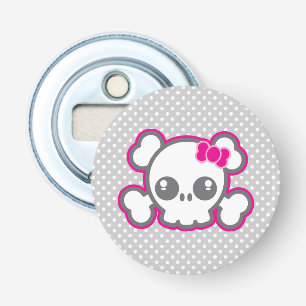 Décapsuleur Ouverture de bouteille de crâne rose Kawaii
