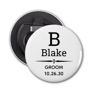 Décapsuleur Ouverture de bouteille monogramme de la pièce