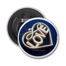 Ouverture de bouteille ronde AMOUR