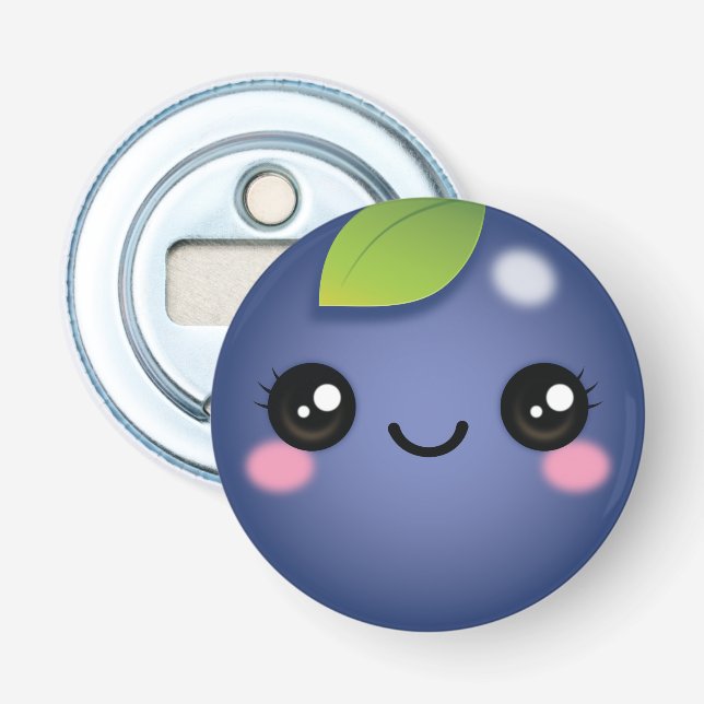 Décapsuleur Ouverture de la bouteille de bleuet Kawaii (Devant)