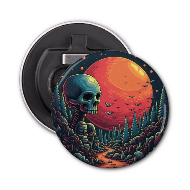 Décapsuleur Ouverture de la bouteille de bouton (Devant)