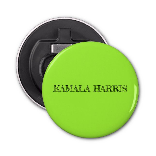 Décapsuleur Ouverture de la bouteille de bouton Kamala Harris  (Devant)