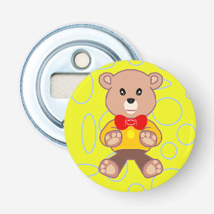 Décapsuleur Ouverture de la bouteille du bouton de l'ours en p