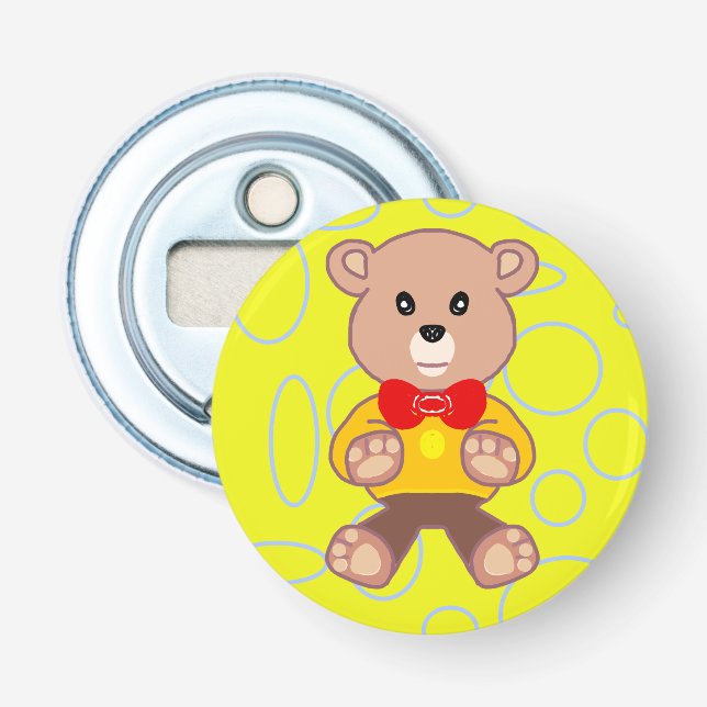 Décapsuleur Ouverture de la bouteille du bouton de l'ours en p (Devant)