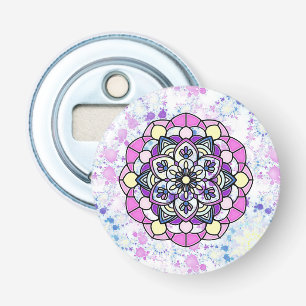 Décapsuleur Ouverture de la bouteille du bouton Mandala Spring