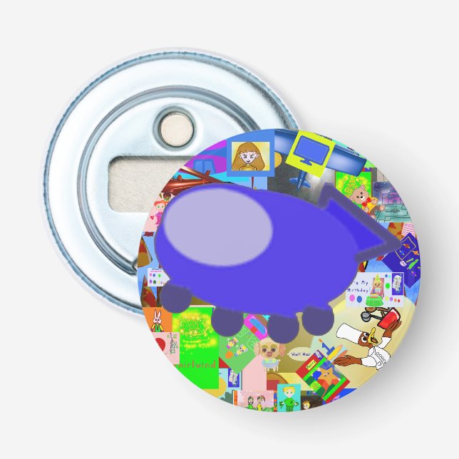 Décapsuleur Ouverture de la bouteille du bouton spatial (Devant)