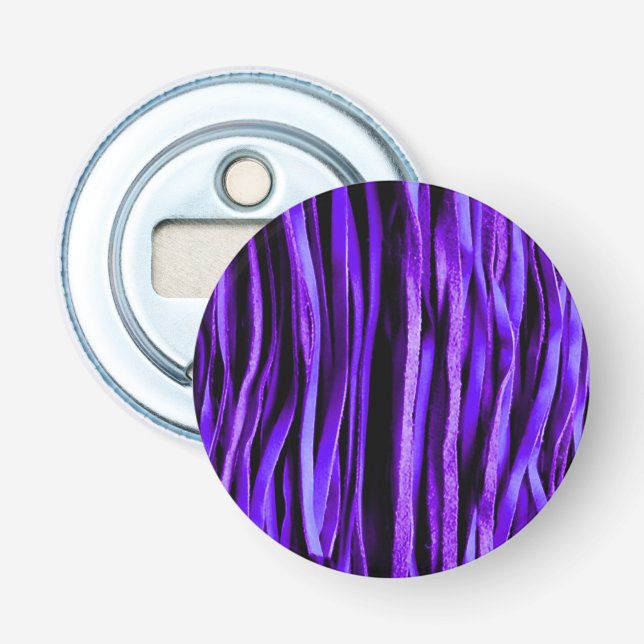 Décapsuleur Ouverture de la bouteille en cuir violet (Devant)