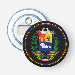 Décapsuleur Ouvrage de bouteille de drapeau vénézuélien, Emblè