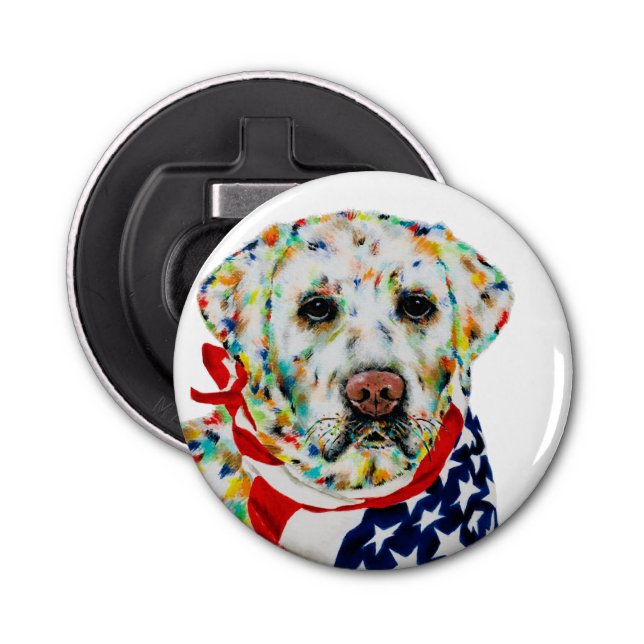 Décapsuleur Ouvrage de bouteille Labrador (Devant)