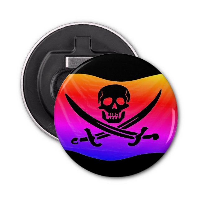 Décapsuleur Ouvrage de la bouteille Pirate Flag (Devant)