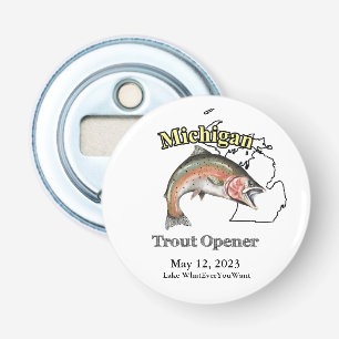 Décapsuleur Ouvrage de truite du Michigan sur mesure