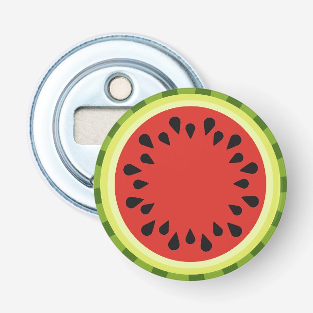 Décapsuleur Ouvrage du bouton de la tranche de melon rouge (Devant)