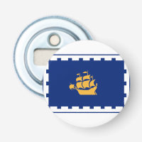 Ouvrage du drapeau de la bouteille de Québec