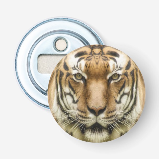 Décapsuleur Ouvreur de bouteille en gros plan de tigre (Devant)