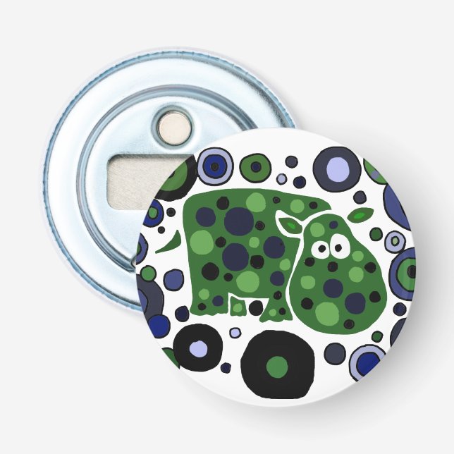 Décapsuleur Ouvreur de bouteille génial de bouton (Devant)