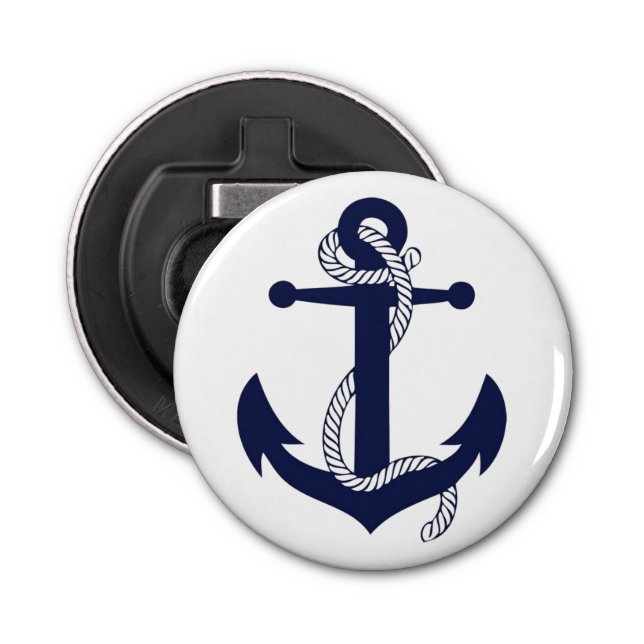 Décapsuleur ouvreur de bouteille nautique bestselling d'ancre (Devant)