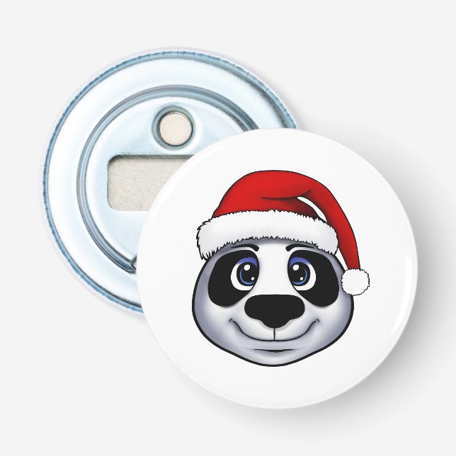 Décapsuleur Panda de Noël (Devant)