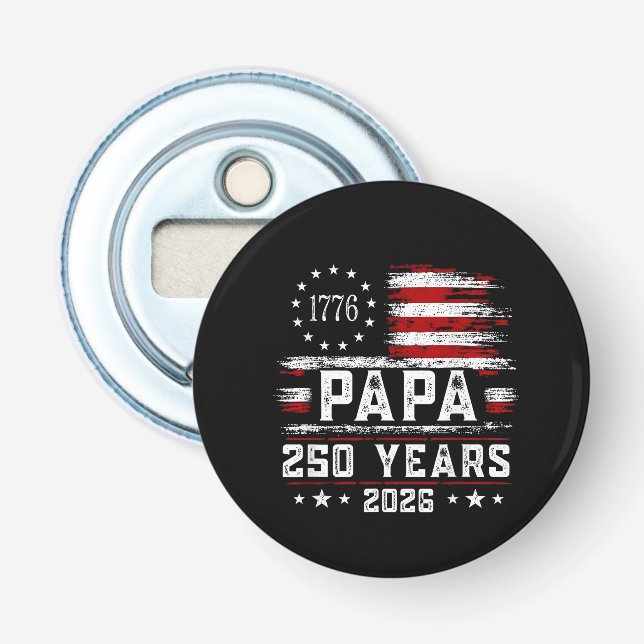 Décapsuleur Papa américain drapeau 250 ans 4 juillet Gran (Devant)