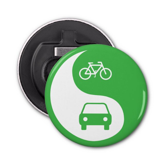 Décapsuleur Partager la route Yin Yang (Devant)