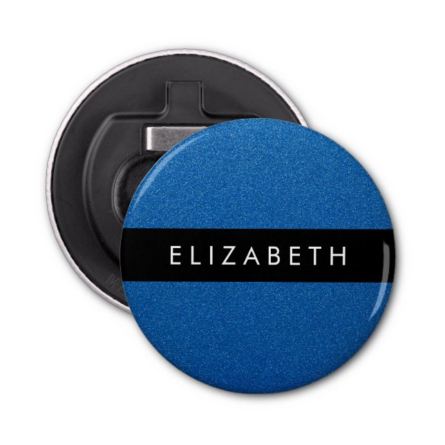 Décapsuleur Parties scintillant bleue, Arrière - plan Parties  (Devant)