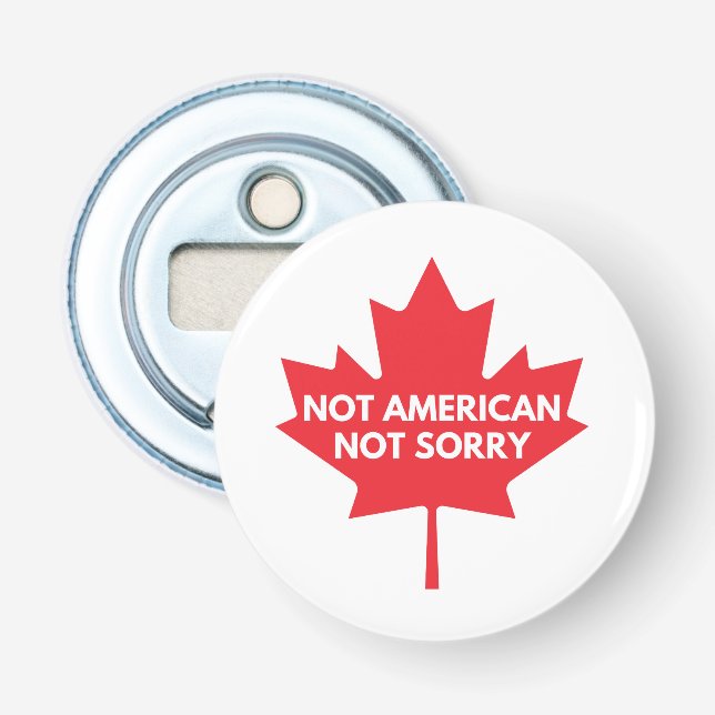 Décapsuleur Pas Américain, Pas Désolé Bottle Opener (Devant)