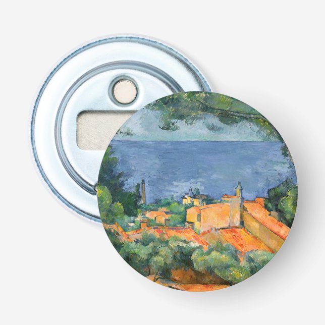 Décapsuleur Paul Cezanne - L'Estaque aux toits rouges (Devant)