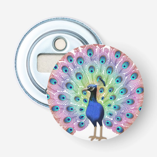Décapsuleur Peacock coloré (Devant)