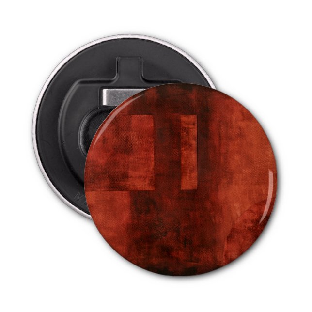 Décapsuleur Peinture de Crimson profonde avec formes géométriq (Devant)