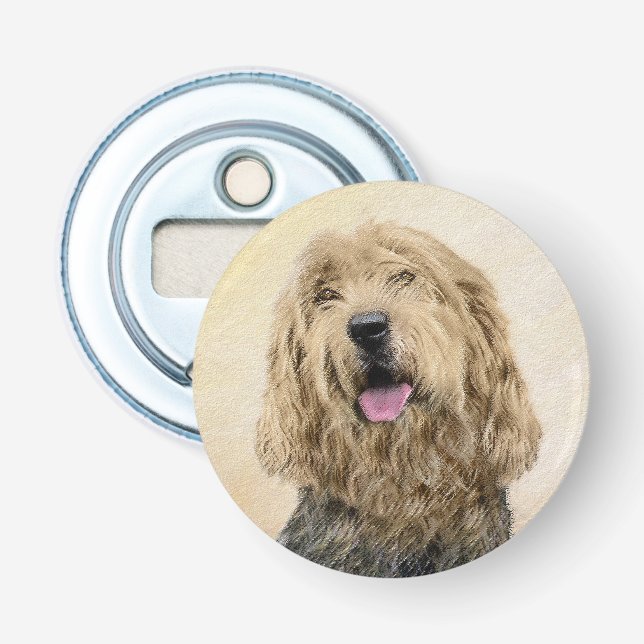 Décapsuleur Peinture d'Otterhound - Joli art original de chien (Devant)