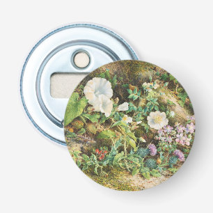 Décapsuleur Peinture florale de pétunias vintage jolies fleurs