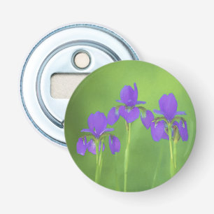 Décapsuleur Peinture Iris Violet - Art Fleur Originale