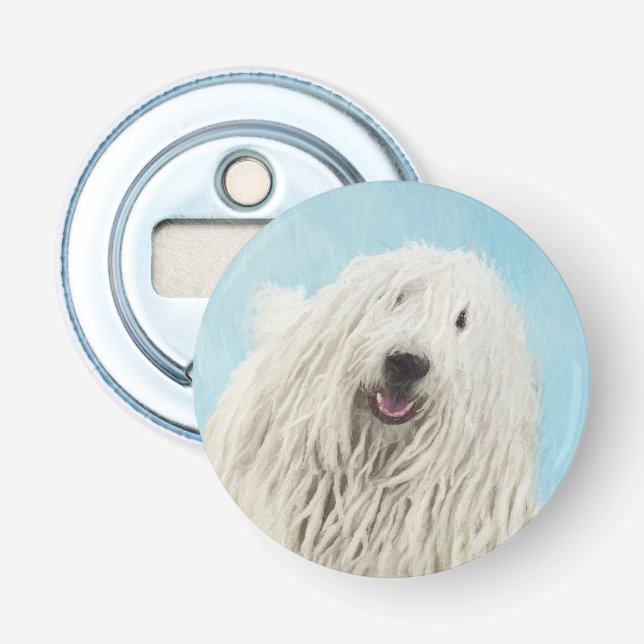 Décapsuleur Peinture Komondor - Cute Original Chien Art (Devant)