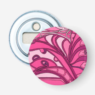 Décapsuleur Peinture rose abstraite de panneau