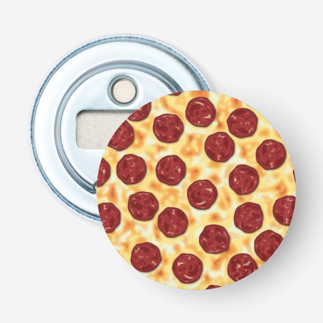 Décapsuleur Pepperoni Pizza Motif (Devant)