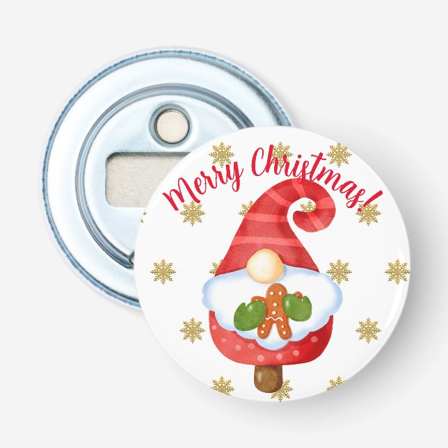 Décapsuleur Père Noël Gnome (Devant)