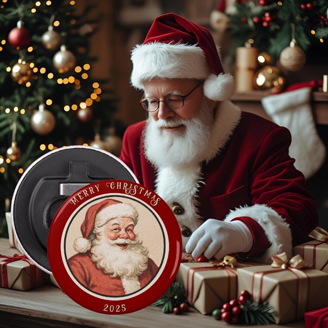 Décapsuleur Père Noël Rétro Vintage  (Créateur téléchargé)