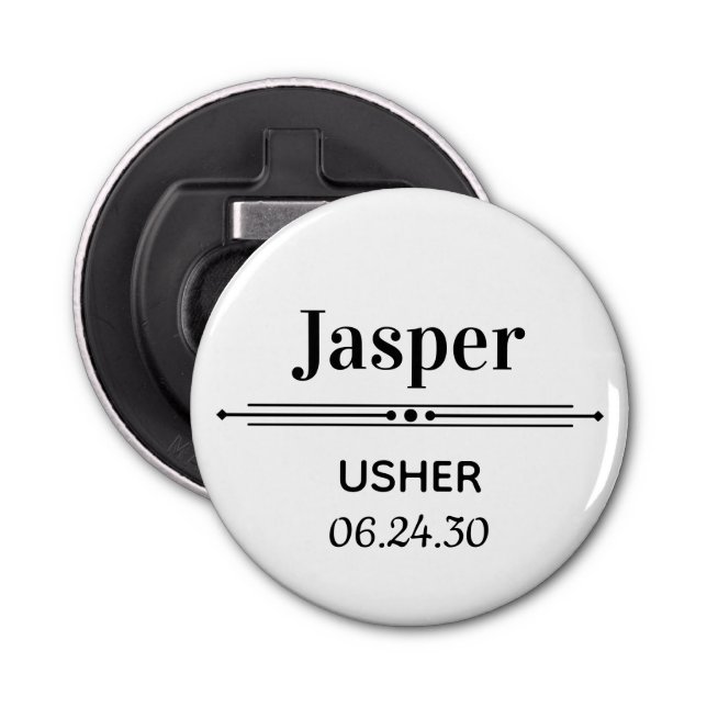 Décapsuleur Personnalisé Usher (Devant)