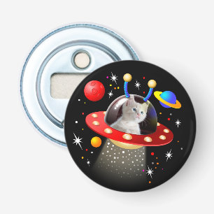 Décapsuleur Personnalisé VOTRE CAT Space Cat Kitten Sci-Fi