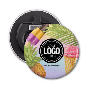 Décapsuleur Personnaliser l'artsy aquarelle thème crème glacée