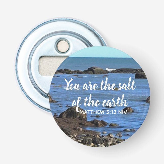 Décapsuleur Photo Atlantic Ocean Bible Verse Encouragement (Devant)