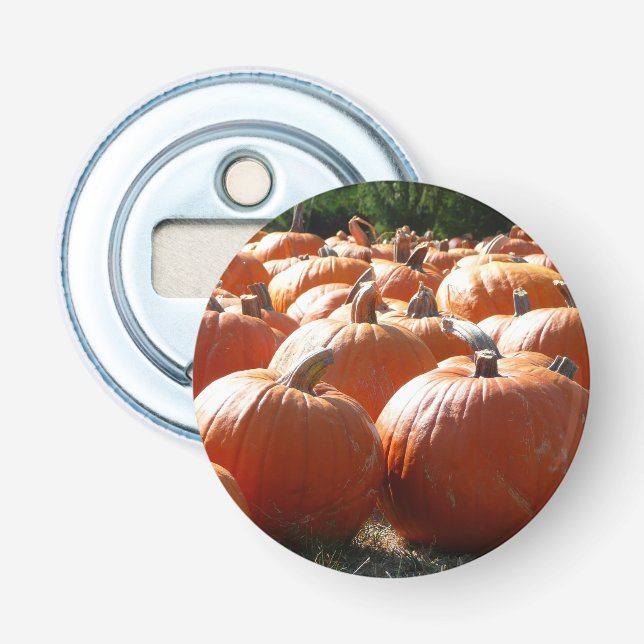 Décapsuleur Photo citrouille pour automne, Halloween ou Thanks (Devant)