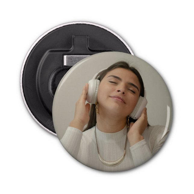 Décapsuleur Photo complète personnalisée (Devant)