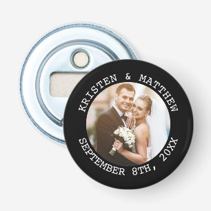 Décapsuleur Photo d'un couple de Mariages mariés