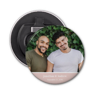 Décapsuleur Photo Mariage LGBTQ