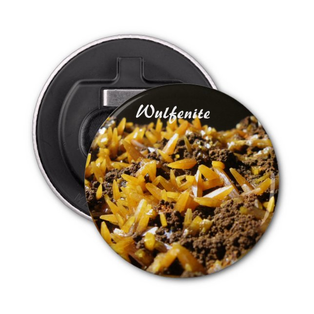 Décapsuleur Photo minérale Wulfenite (Devant)